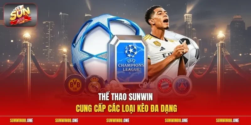 Thể thao Sunwin cung cấp các loại kèo đa dạng 